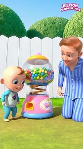 Johny Johny Yes Papa Gumball machine surprise - Learn Colors - Nursery Rhymes & Kids Songs