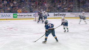 Tyler Tucker just tucked this one in the net for his first NHL goal. Congrats, kid! | St. Louis Blues