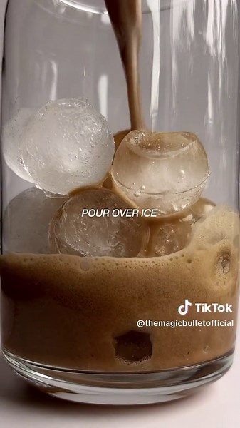 We're powering through Friday with a delicious Blended Coffee ☕ made with our magic bullet Original Blender! Get the recipe here: INGREDIENTS 1 c cold brew 1 pitted medjool date 1 tsp peanut butter METHOD 01. Add all ingredients to @themagicbullet & blend until smooth 02. Pour over ice & top with some cashew milk/ milk of choice