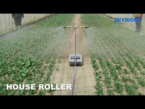 農業ハウス用薬剤散布装置 ローラータイプ動作テスト【岩手県】
