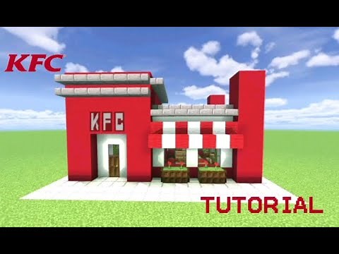 Minecraft Tutorial: How To Make A KFC Restaurant "2022 Build Tutorial"