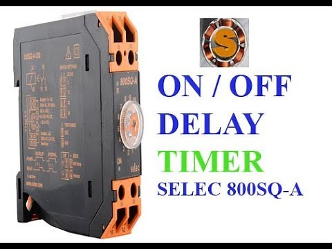 on off delay timer connection and use