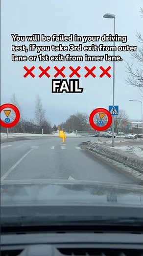 👉 Failed Driving test ❌