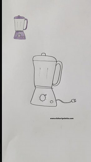 How to draw a Mixer #easy #kids #drawing #class