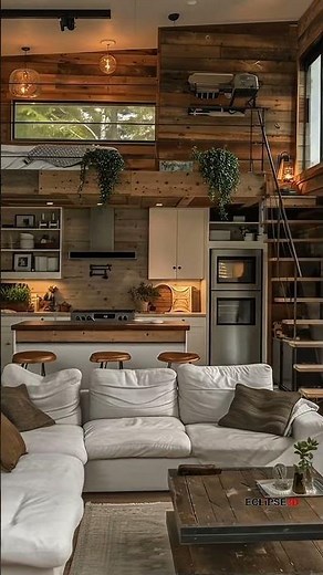 Rustic Tiny House with Loft Tour 🪵✨ | Cozy Cabin Living in Small Spaces