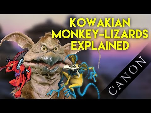 Kowakian Monkey-Lizards explained (Canon)