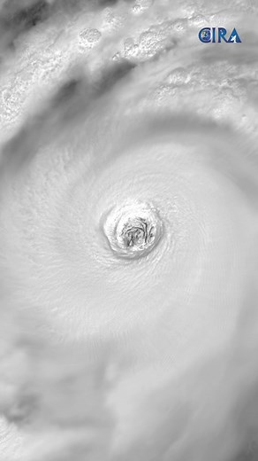 An extraordinary satellite view of Super Typhoon Ragasa. The Category 5 storm continues to bring significant impacts to the Philippines. Details: This animation contains the visible (band 3) product from the Himawari-9 weather satellite. It spans the six-hour period from 22:17 UTC on 2025-09-21 to 03:52 UTC on 2025-09-22. | Cooperative Institute for Research in the Atmosphere