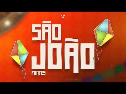 ✅ PACK DE FONTES PARA FESTA JUNINA/ SÃO JOÃO | GRÁTIS | VISIGNER