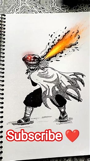 rengoku drawing 🔥 speed art stick man ☠️ #art #artist #shortsfeed #rengoku #aura #shorts #anime