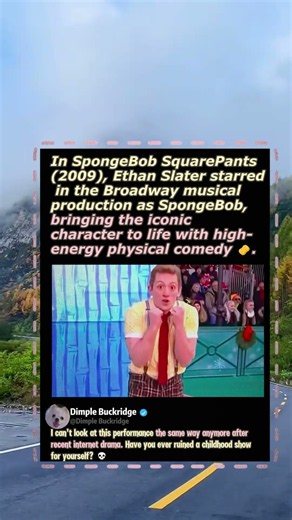 SpongeBob Live on Broadway! 🎭 #SpongeBob #Broadway #PopCulture