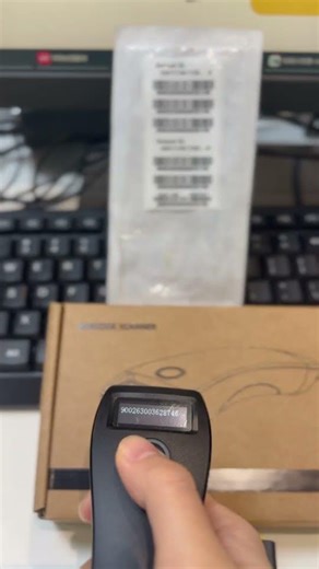 The Yanzeo Mini Bluetooth 1D/2D Barcode Scanner! 📱⚡