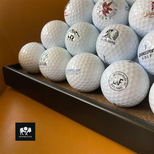 Golf Ball Pyramid Display – Custom Colors