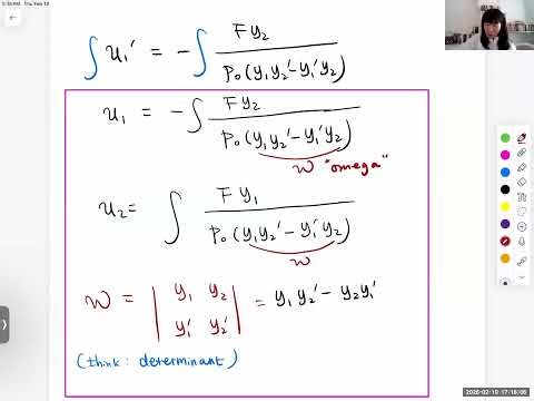 Differential Equation 5 7 Variation of Parameter