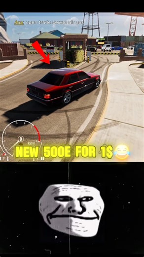 Trolling people in online server with new mercedes😂