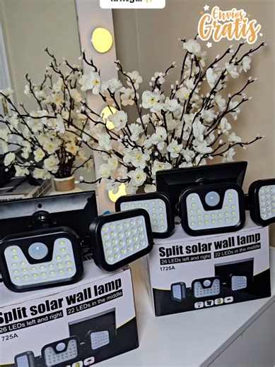 Energía Ahorro con Luces Solar Panel