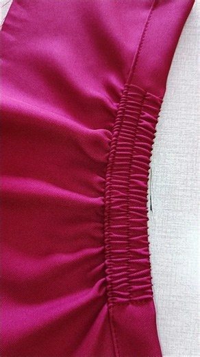 How to sew elastic waistband easily #sewing #diyfashion #sewingtips #sewingforbeginners