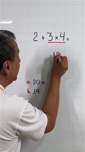Jerarquía de operaciones matemáticas con enteros #matematicas #mathematica #maths #jerar quía