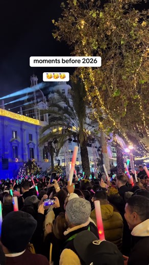valencia city hall 🔥 #valencia #newyear2026 #spain #fypviral