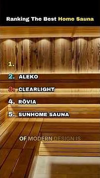 RANKING THE BEST HOME SAUNAS FOR YOUR HOME SPA #homesauna #sauna #heattherapy #wellness