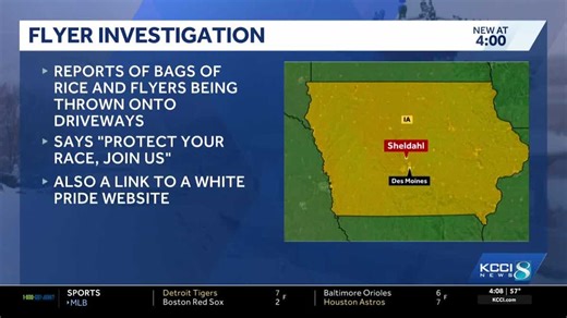 Story County investigates white pride flyers left in Sheldahl yards