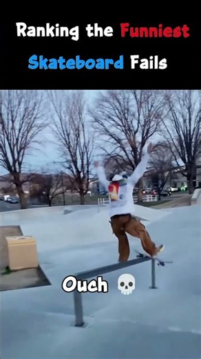 Ranking the Funniest Skateboard Fails😂😱#FunnyFails #Top5 #EpicFails #FunnyMoments #FailCompilation