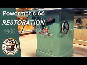 1966 Powermatic 66 Table Saw Restoration