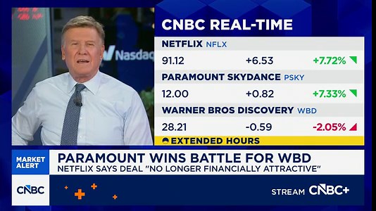 Paramount wins battle for Warner Bros. Discovery