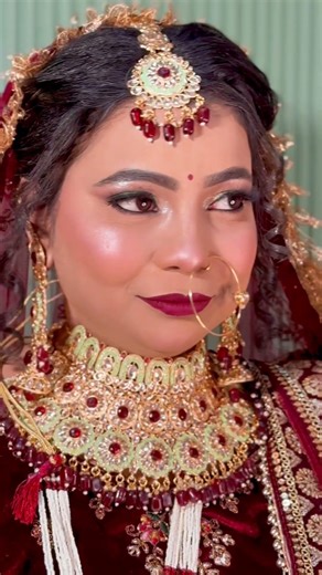 “Step by step, bride se queen banane ka magic ✨👰” #manshimakeover