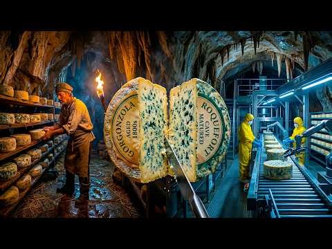 From Ancient Caves to Modern Factory How Blue Cheese Changed in 100 Years