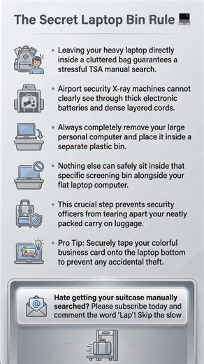 The Secret TSA Laptop Rule 💻 #TSAHacks