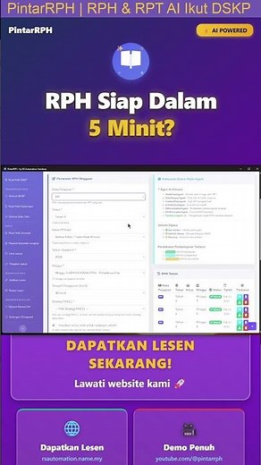 Bagaimana Cara Mudah Buat RPH Dalam Software Pintar RPH?