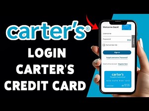 How To Login Carter's Credit Card Account 2025 | Carter's Account Sign In Help