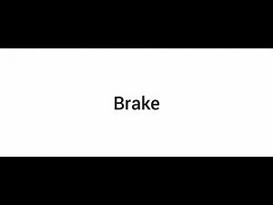 Brake sound effect