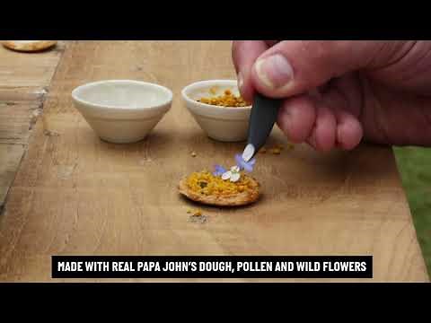 The World's First 'Beezza' (Pizza for Bees)