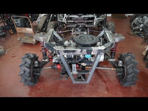 1500cc Engine for my newly made buggy | Lining Up the Engine with the Chassis