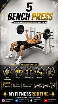 8 Best Compound Exercises to Build Full Body Strength #fitness #eassyworkout