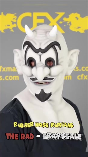 "Well, well, well, look at me—all shades of mischief in glorious grayscale!" 😈 The Bad - Grayscale Variant. Male Fit Silicone Mask Available to order at CFXMasks.com Design and Sculpt Finishing by Herman Silesky | Sculpt Assist on Wesbot (KUKA axis robot) | Painted by Ahnen Brown 😈 #CFX #CFXMasks #SiliconeMasks #Silicone #Mask #Masks #Devil #Demon #ClassicDevil #Hell #New #NewMask #RubberHose #Cuphead #ClassicHalloween #TradtionalHalloween #rubberhoseruffians #Grayscale #TwoTone #HandDrawn #19