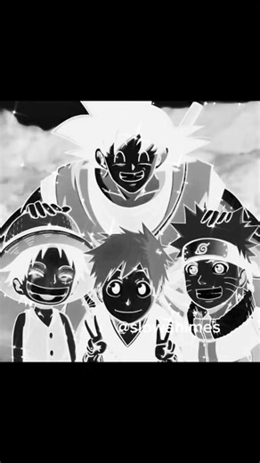 😍 #goku #luffy #naruto #ichigo #badass | slow animes