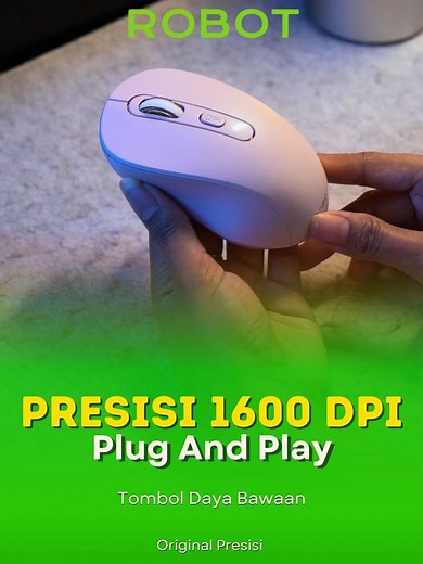 Panduan Penggunaan Mouse Wireless Robot M206