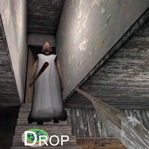 I Froze Granny and Took Control! ❄️😱 #granny #grannygame #horrorgame #shorts