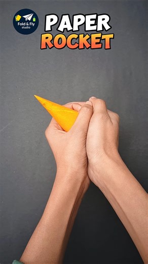 how to make a paper rocket 🚀, extremely loud paper bomb #shorts #papercraft