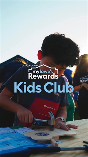Excited to announce MyLowe’s Rewards Kids Club! 🎉 A new perk of being a MyLowe’s Rewards member where the whole family gets access to FREE: 🥳 Family-friendly events 🎁 Fun giveaways 🔨 Monthly kids’ workshops 🍭 Organic lollipops with every in-store visit Registration required; space limited. Subject to terms & conditions. Details at Lowes.com/KidsClub | Lowe's Home Improvement