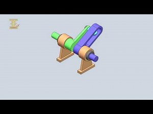 Three-Bar Spatial Link-Gear Mechanism