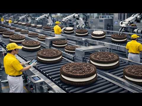Inside the World's Largest OREO Factory: The Secret Process of Making Biscuits 🏭