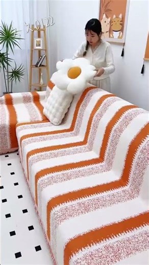 Luxury Anti-Slip Sofa Cover & Throw Blanket – Soft Washable Couch Protector for Living Room,