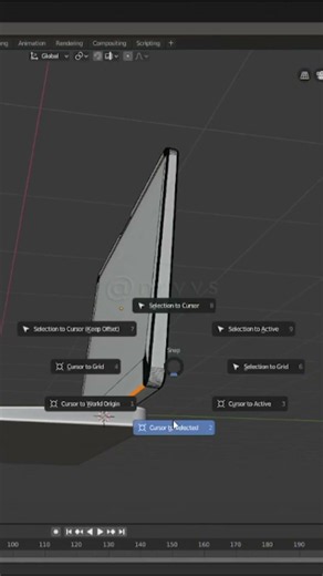 Stop Rotating Objects Wrong in Blender! ❌ | #shorts #blender3d