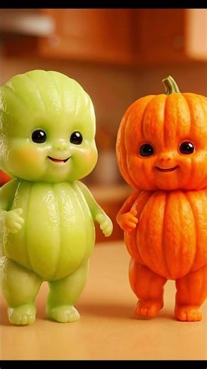 The Cutest Fruit Dance You've Ever Seen! 🍏🎃 #shorts #animation #fruityfables