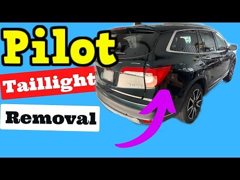 2016-2020 Honda Pilot ---How to Remove Taillight