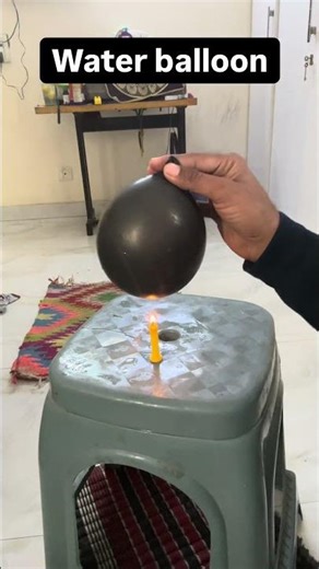 Fireproof Balloon Experiment 😱🔥 Balloon Not Bursting With Fire! | #science #shorts