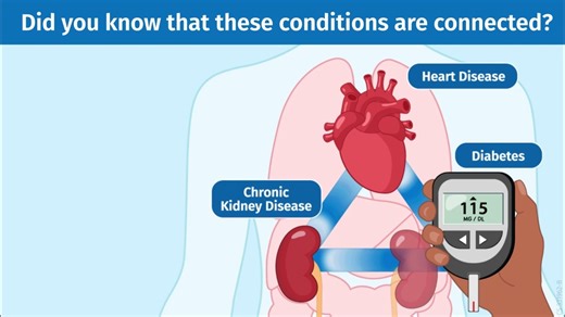 19K views · 125 reactions | Diabetes, heart disease, and chronic kidney disease make a chronic disease triangle. That connection means they can all be managed with the same lifestyle changes. This World Diabetes Day, see how small changes can make a big difference: https://bit.ly/4e2keTc | CDC | Facebook
